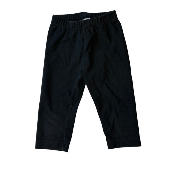 Hanna Andersson Black Capri Leggings 100 - Picture 1 of 4